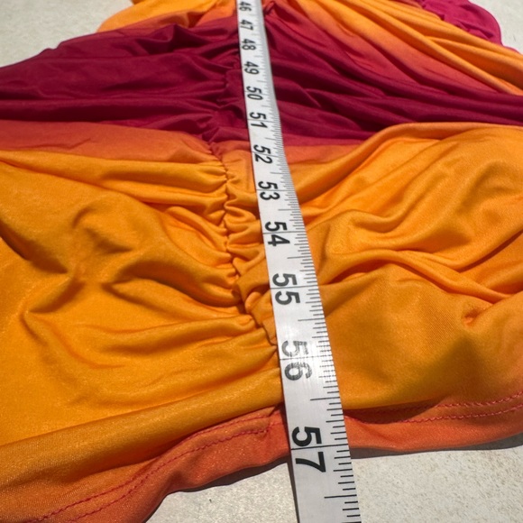 MAGNOLIA MAXI Pink and Cream Ombre Dress Cover/Lounger Size Medium - Picture 8 of 9